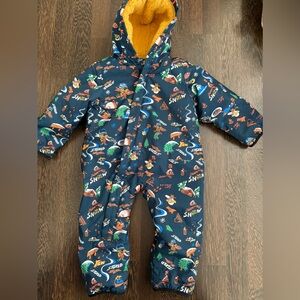 Quicksilver Fleece Lined Puffer Snow Suit 12-18m